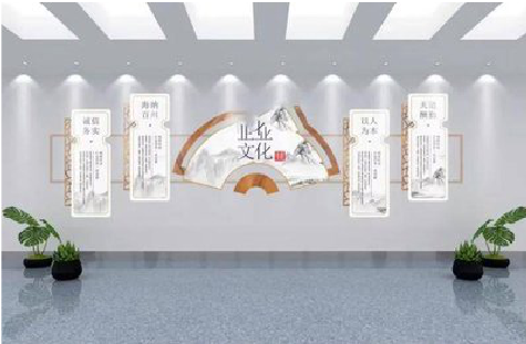 佳县企业文化墙设计的核心要素。