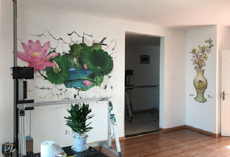 佳县墙体彩绘相比墙纸的优势。