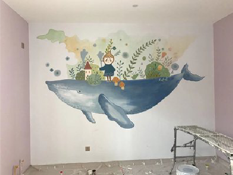 佳县手绘墙的特点及优势。